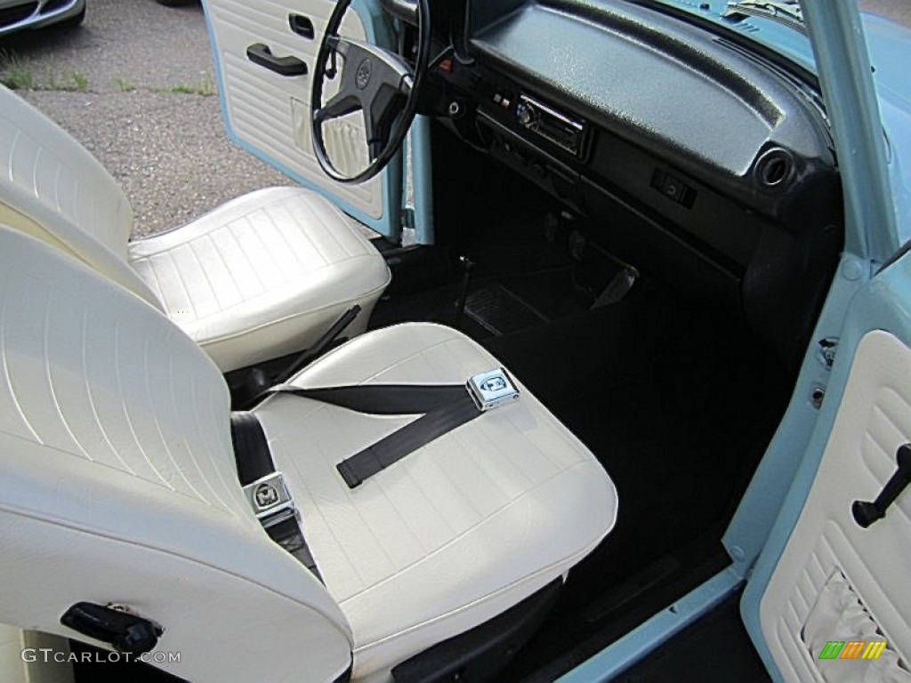 1974 Beetle Coupe - Marina Blue / Bamboo Beige photo #18
