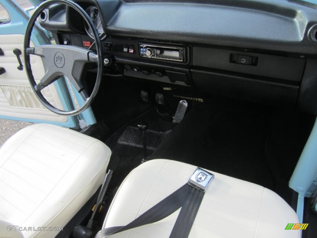 1974 Beetle Coupe - Marina Blue / Bamboo Beige photo #19