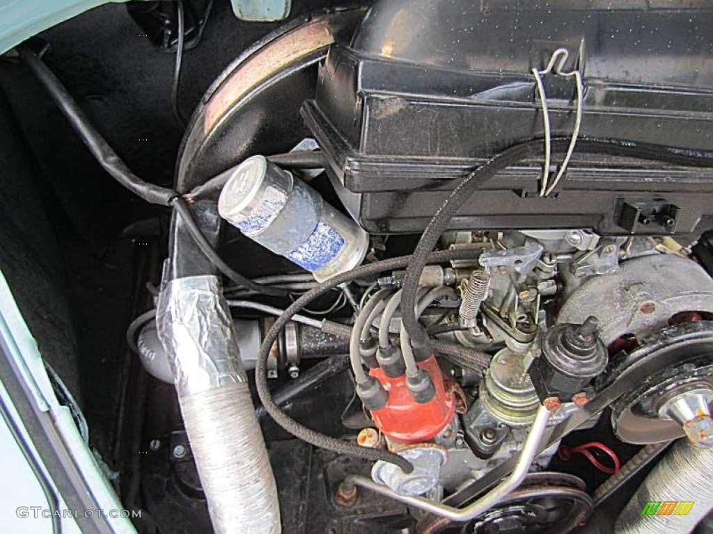 1974 Beetle Coupe - Marina Blue / Bamboo Beige photo #32
