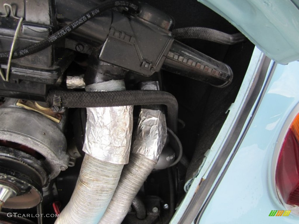 1974 Beetle Coupe - Marina Blue / Bamboo Beige photo #34