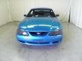 1995 Sapphire Blue Metallic Ford Mustang V6 Coupe  photo #2