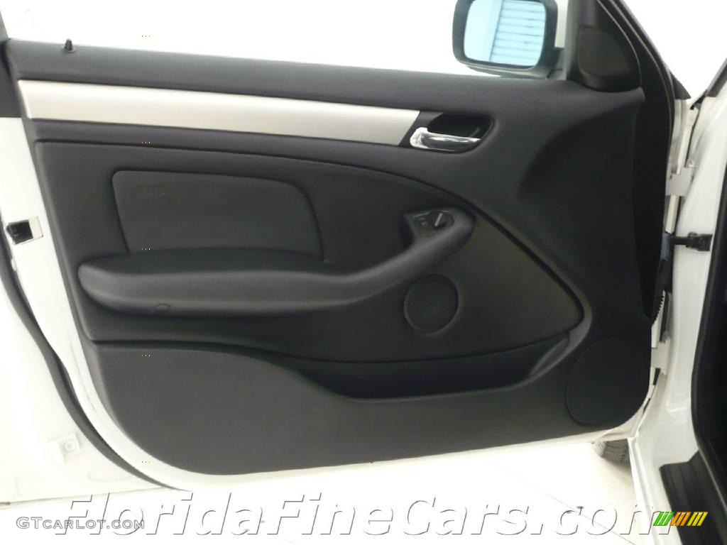 2004 3 Series 325i Sedan - Alpine White / Black photo #11