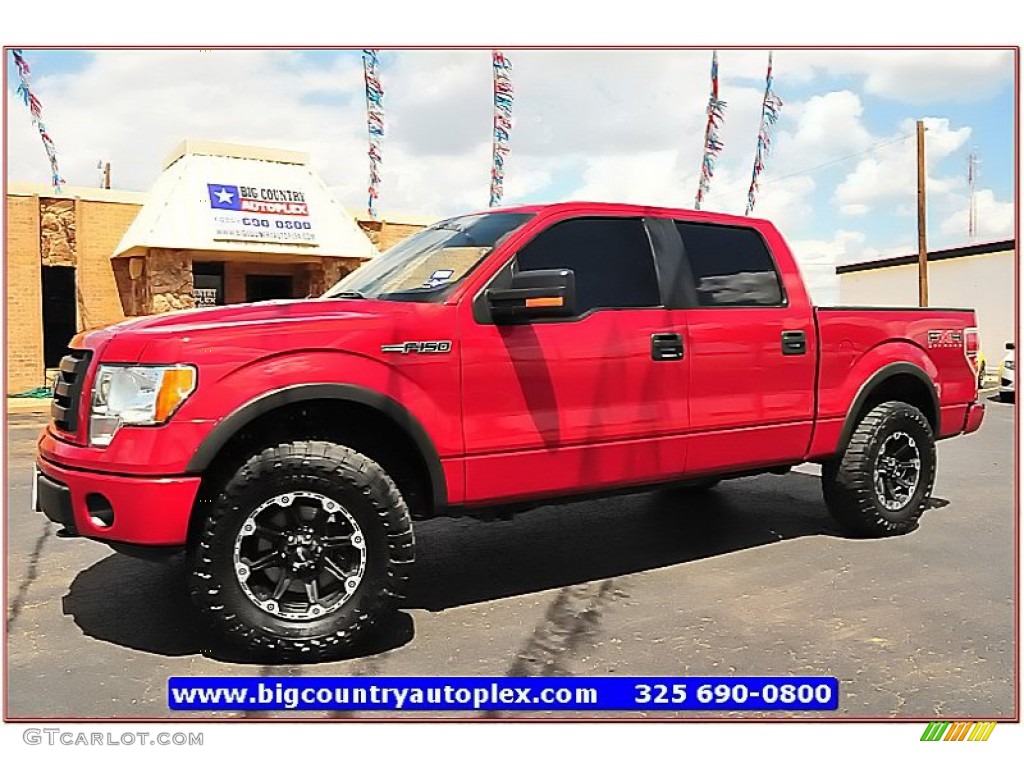 Vermillion Red Ford F150