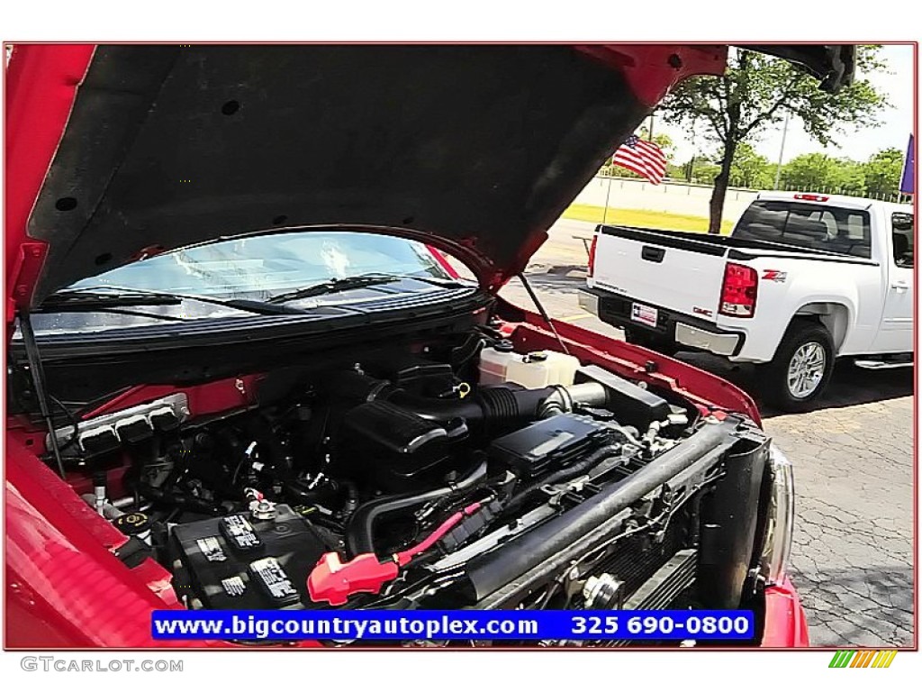 2010 F150 FX4 SuperCrew 4x4 - Vermillion Red / Black photo #39