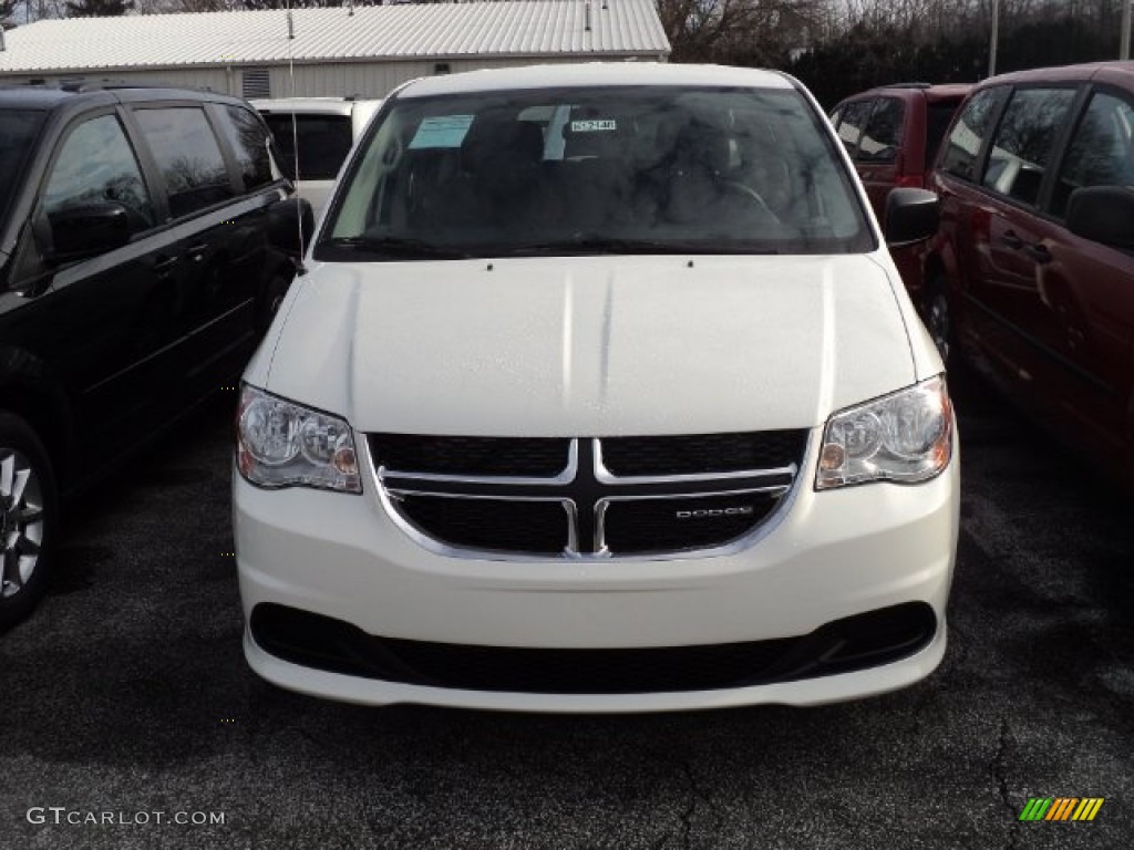 2012 Grand Caravan SE - Stone White / Black/Light Graystone photo #2