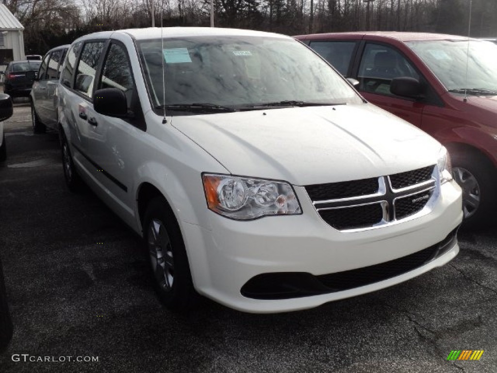 2012 Grand Caravan SE - Stone White / Black/Light Graystone photo #3