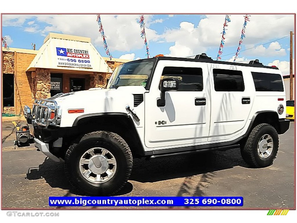 Birch White Hummer H2