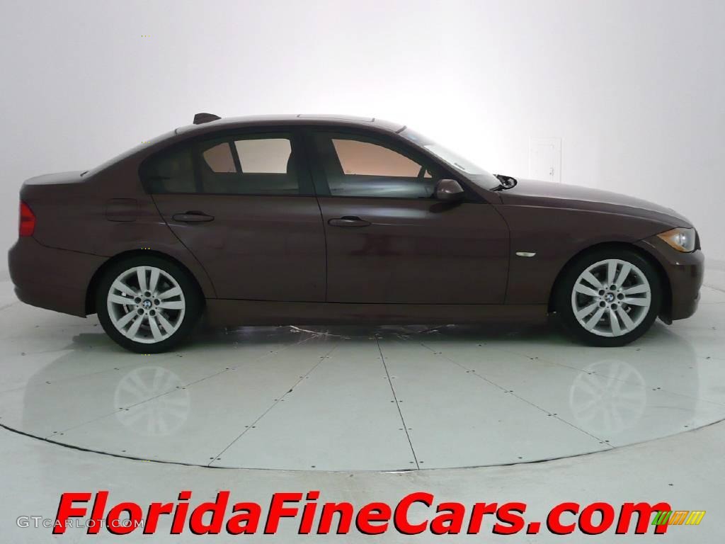 2006 3 Series 325i Sedan - Barrique Red Metallic / Black photo #4