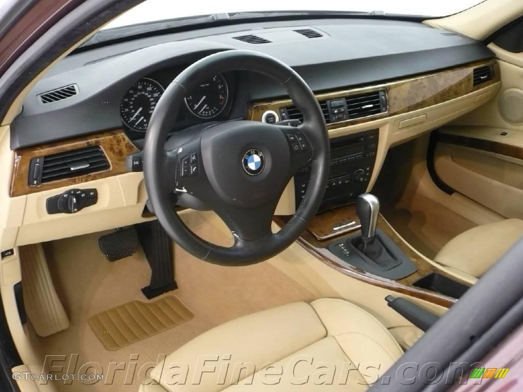 2006 3 Series 325i Sedan - Barrique Red Metallic / Black photo #12