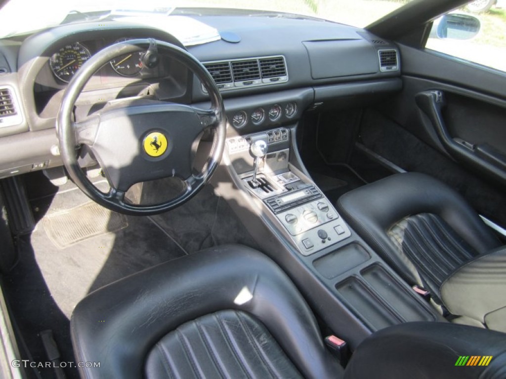 Nero (Black) Interior 1995 Ferrari 456 GT Photo #68022725