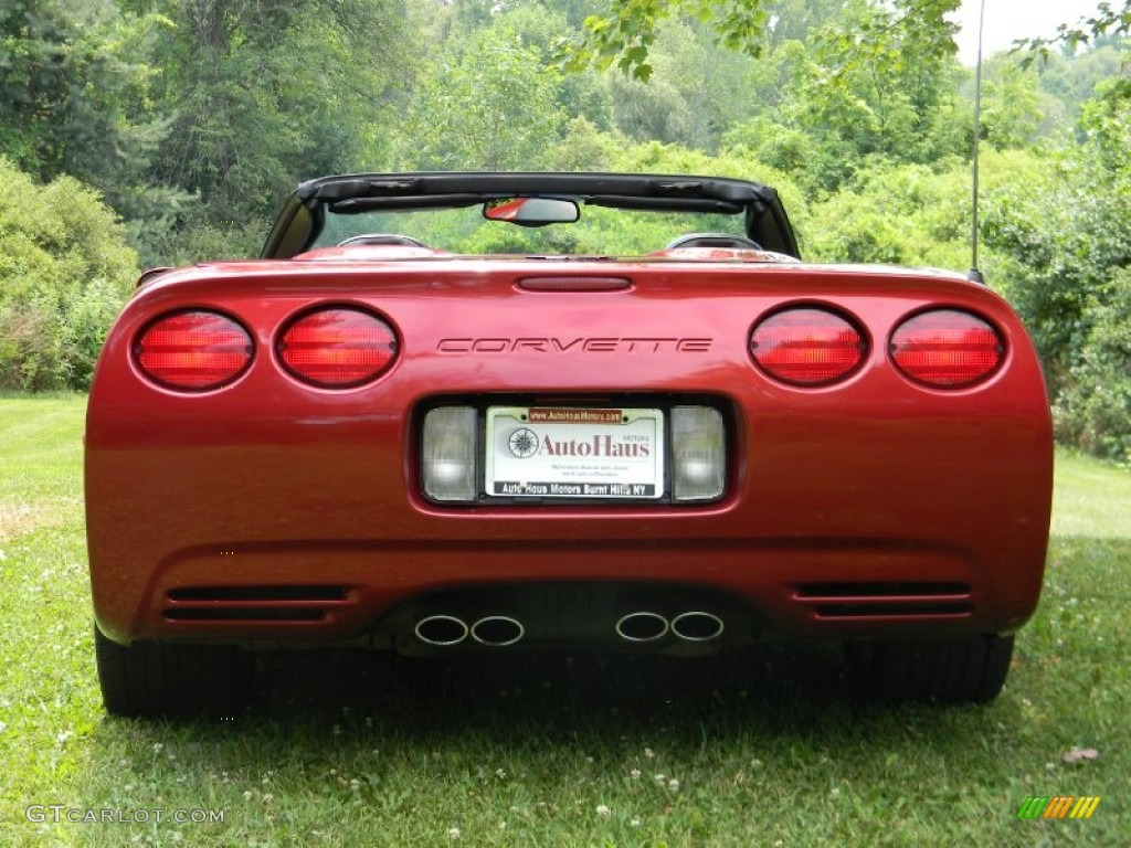 2004 Corvette Convertible - Magnetic Red Metallic / Black photo #6