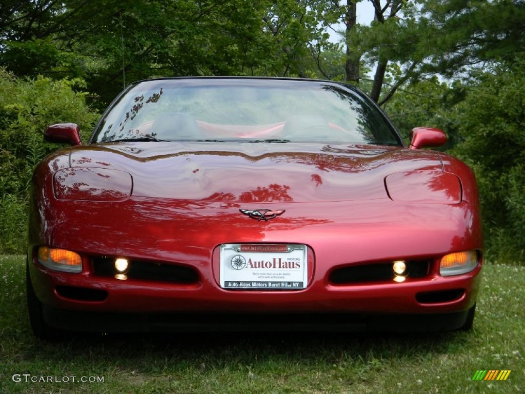 2004 Corvette Convertible - Magnetic Red Metallic / Black photo #12