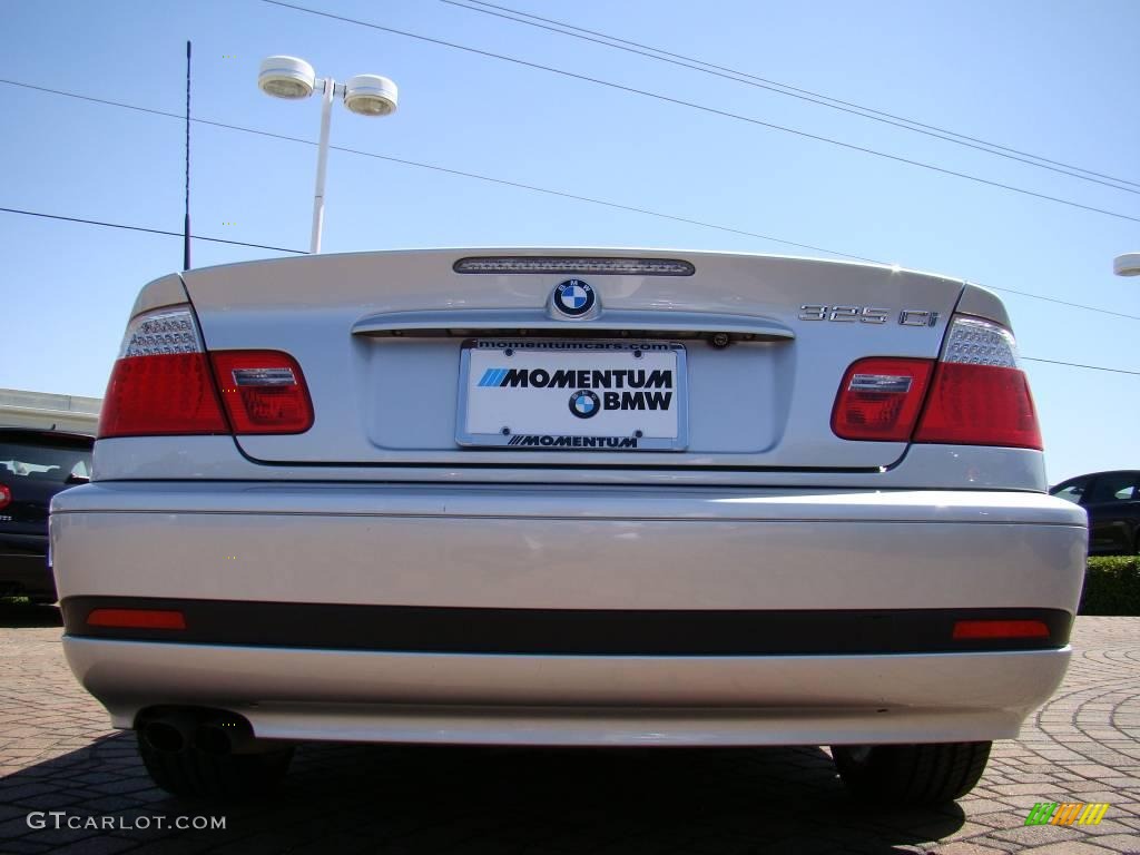 2006 3 Series 325i Convertible - Titanium Silver Metallic / Black photo #4