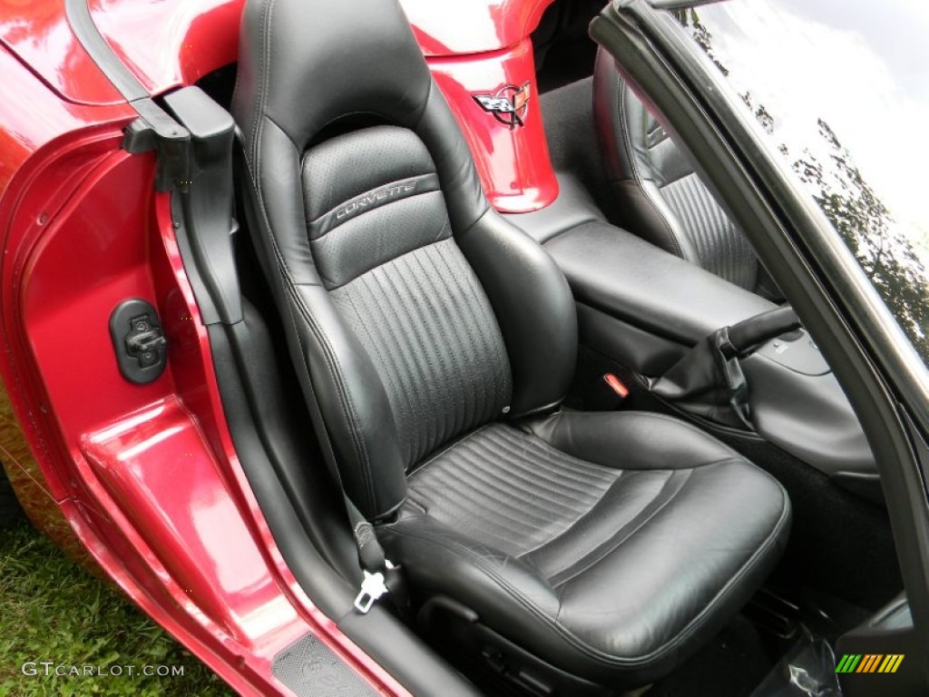 2004 Corvette Convertible - Magnetic Red Metallic / Black photo #25