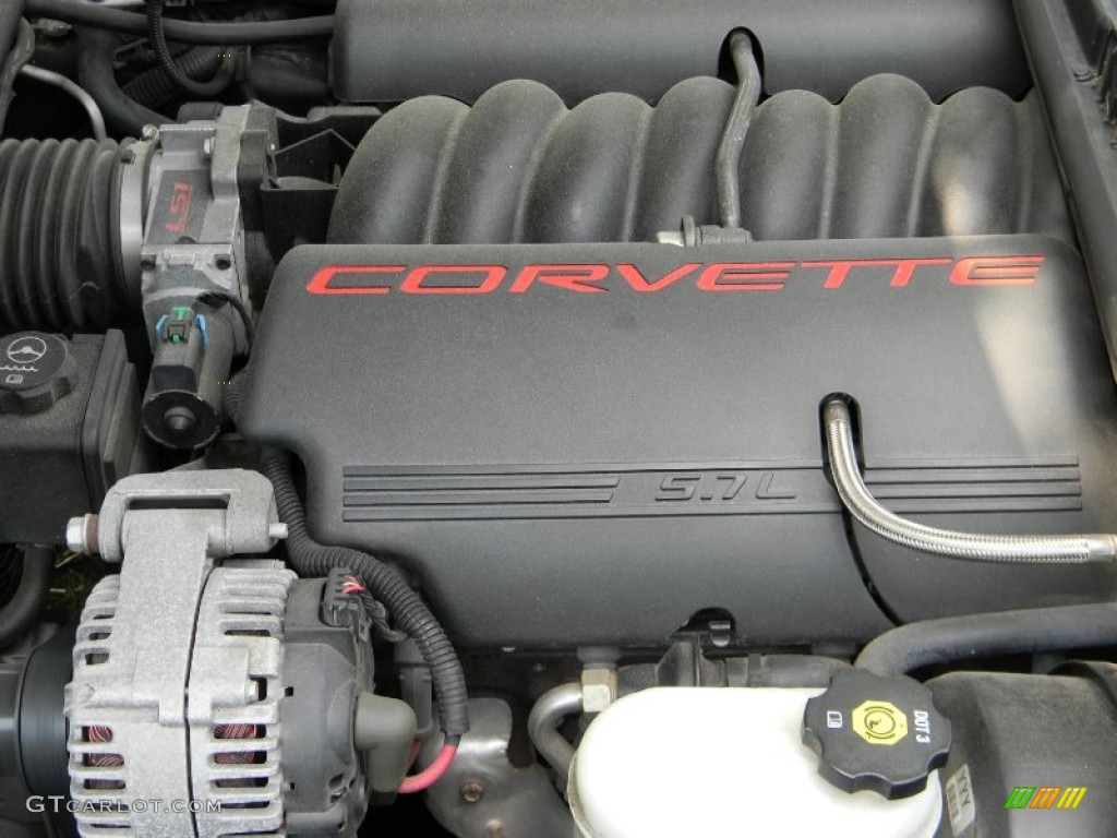 2004 Corvette Convertible - Magnetic Red Metallic / Black photo #34