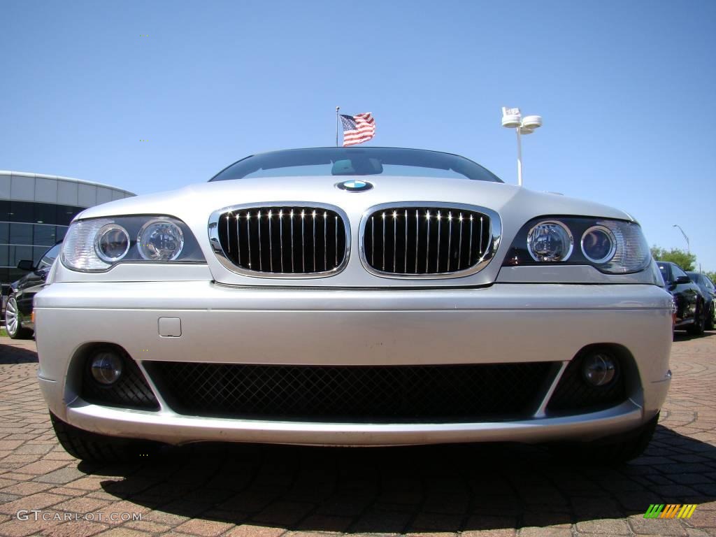 2006 3 Series 325i Convertible - Titanium Silver Metallic / Black photo #8