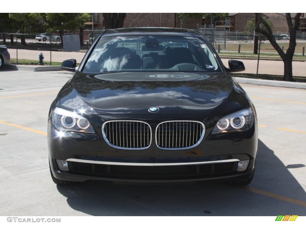 2012 7 Series 740Li Sedan - Black Sapphire Metallic / Black photo #2