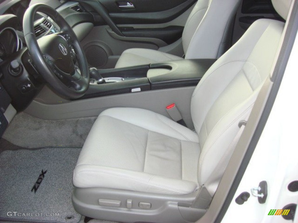 Taupe Interior 2011 Acura ZDX Technology SH-AWD Photo #68024651