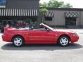 2004 Torch Red Ford Mustang V6 Convertible  photo #9