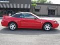 2004 Torch Red Ford Mustang V6 Convertible  photo #10