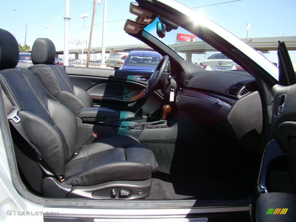 2006 3 Series 325i Convertible - Titanium Silver Metallic / Black photo #18