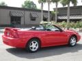 2004 Torch Red Ford Mustang V6 Convertible  photo #11