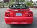 2004 Torch Red Ford Mustang V6 Convertible  photo #15