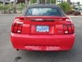 2004 Torch Red Ford Mustang V6 Convertible  photo #16