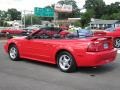 2004 Torch Red Ford Mustang V6 Convertible  photo #19