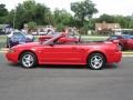 Torch Red 2004 Ford Mustang V6 Convertible Exterior