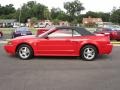 2004 Torch Red Ford Mustang V6 Convertible  photo #22