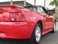 2004 Torch Red Ford Mustang V6 Convertible  photo #29