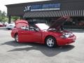 2004 Torch Red Ford Mustang V6 Convertible  photo #32