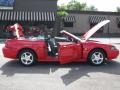 2004 Torch Red Ford Mustang V6 Convertible  photo #33