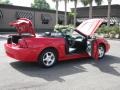2004 Torch Red Ford Mustang V6 Convertible  photo #34