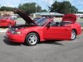 2004 Torch Red Ford Mustang V6 Convertible  photo #38