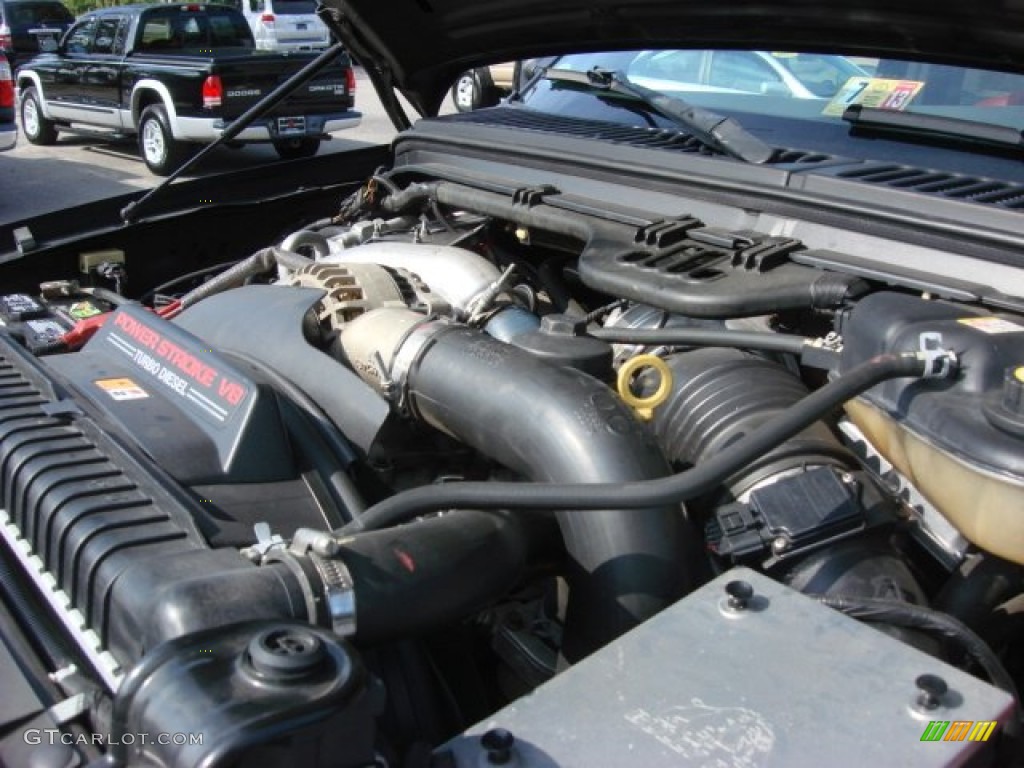 2007 Ford F350 Super Duty Lariat Outlaw Crew Cab 4x4 6.0 Liter OHV 32-Valve Power Stroke Turbo-Diesel V8 Engine Photo #68025467
