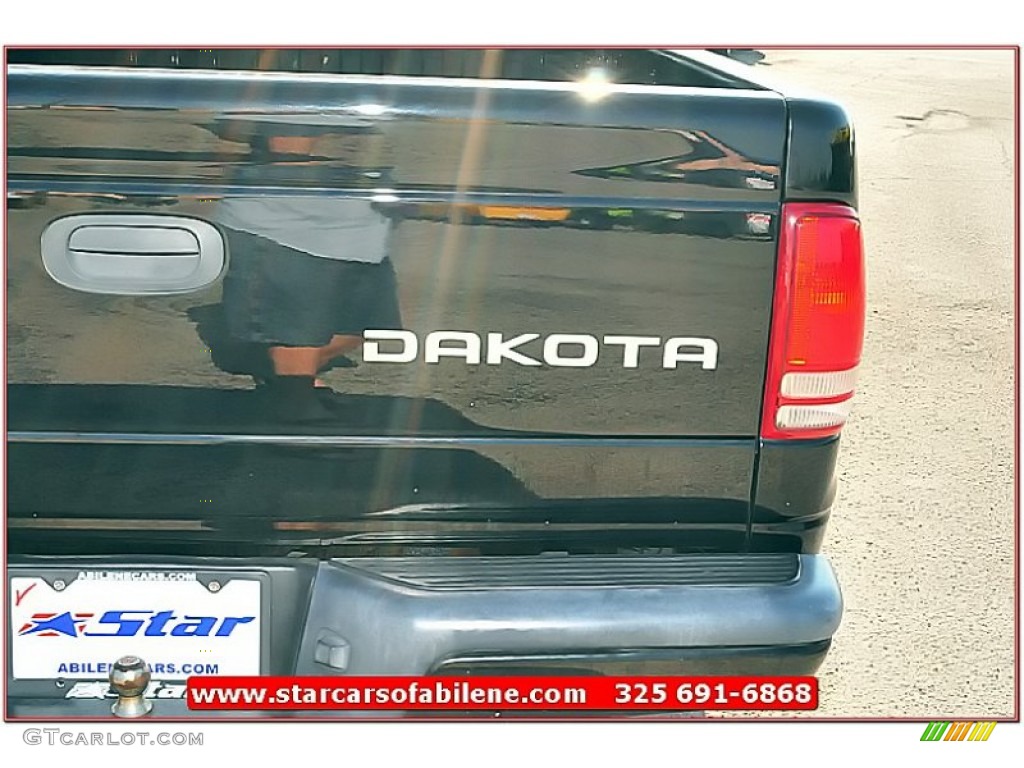 2004 Dakota Sport Quad Cab - Black / Dark Slate Gray photo #5