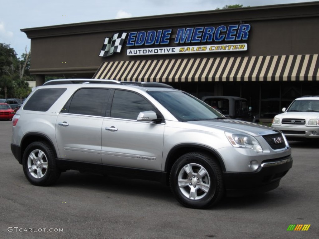 2007 Acadia SLT - Liquid Silver Metallic / Titanium photo #1