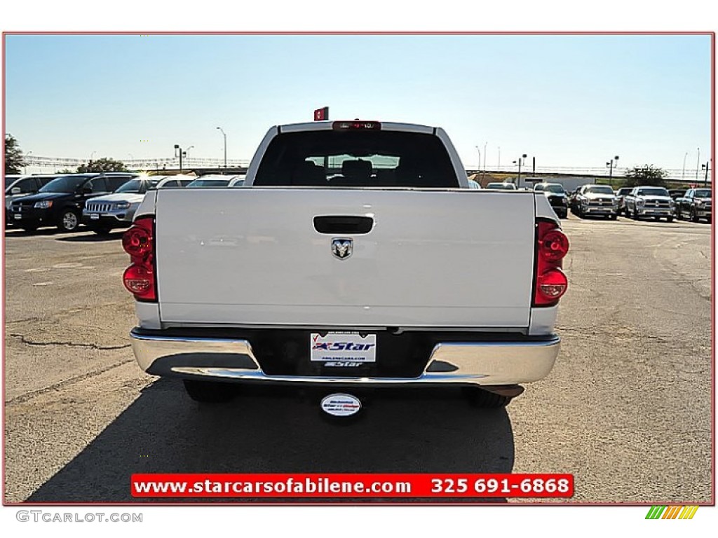 2008 Ram 1500 SXT Mega Cab - Bright White / Medium Slate Gray photo #8