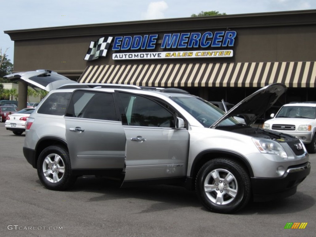 2007 Acadia SLT - Liquid Silver Metallic / Titanium photo #20