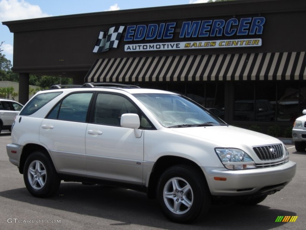 2001 RX 300 - White Gold Crystal / Ivory photo #1