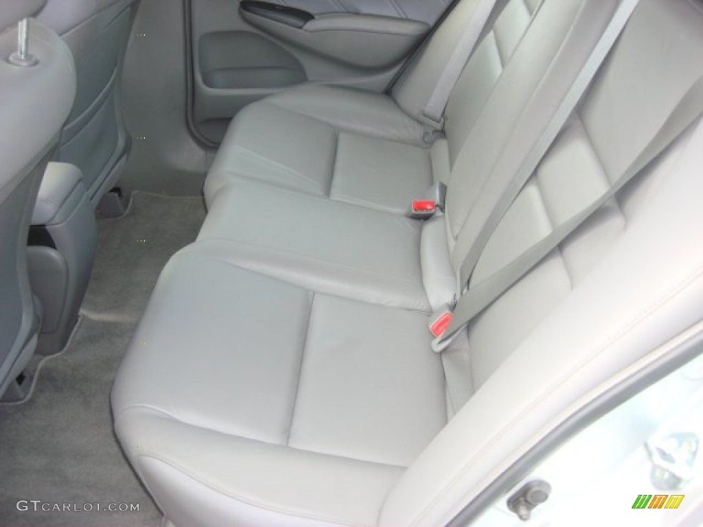 2009 Civic EX-L Sedan - Alabaster Silver Metallic / Gray photo #10