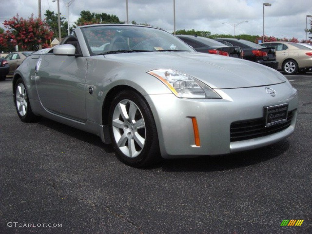 2004 350Z Enthusiast Roadster - Chrome Silver Metallic / Frost photo #1