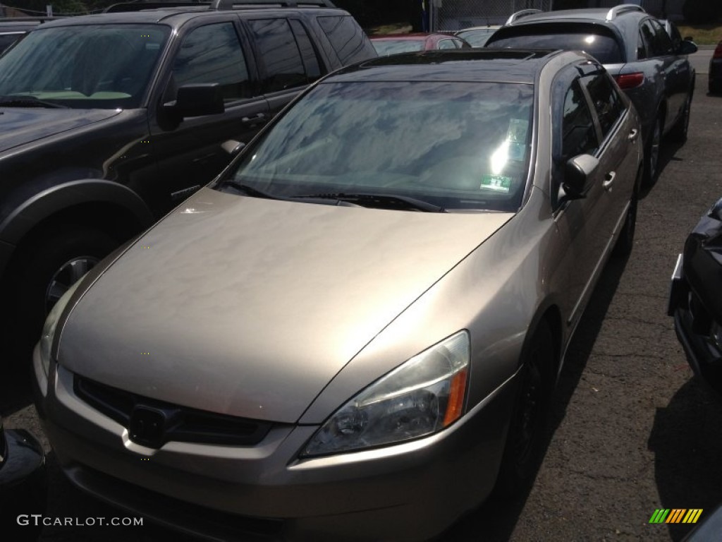 2003 Accord EX-L Sedan - Desert Mist Metallic / Ivory photo #1