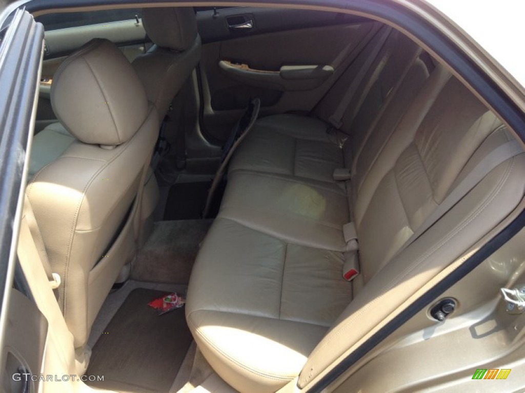 2003 Accord EX-L Sedan - Desert Mist Metallic / Ivory photo #18