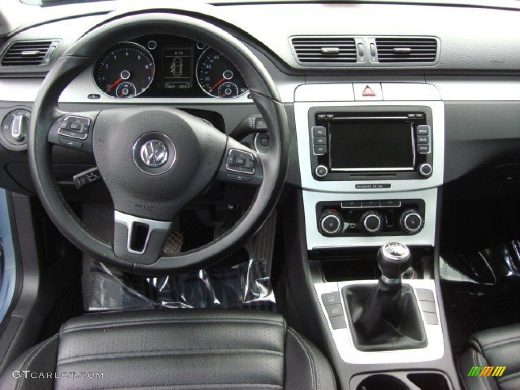 2010 Volkswagen CC Sport Black Dashboard Photo #68028752