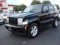 2009 Brilliant Black Crystal Pearl Jeep Liberty Rocky Mountain Edition 4x4  photo #7