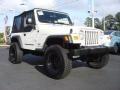 Stone White 2003 Jeep Wrangler SE 4x4