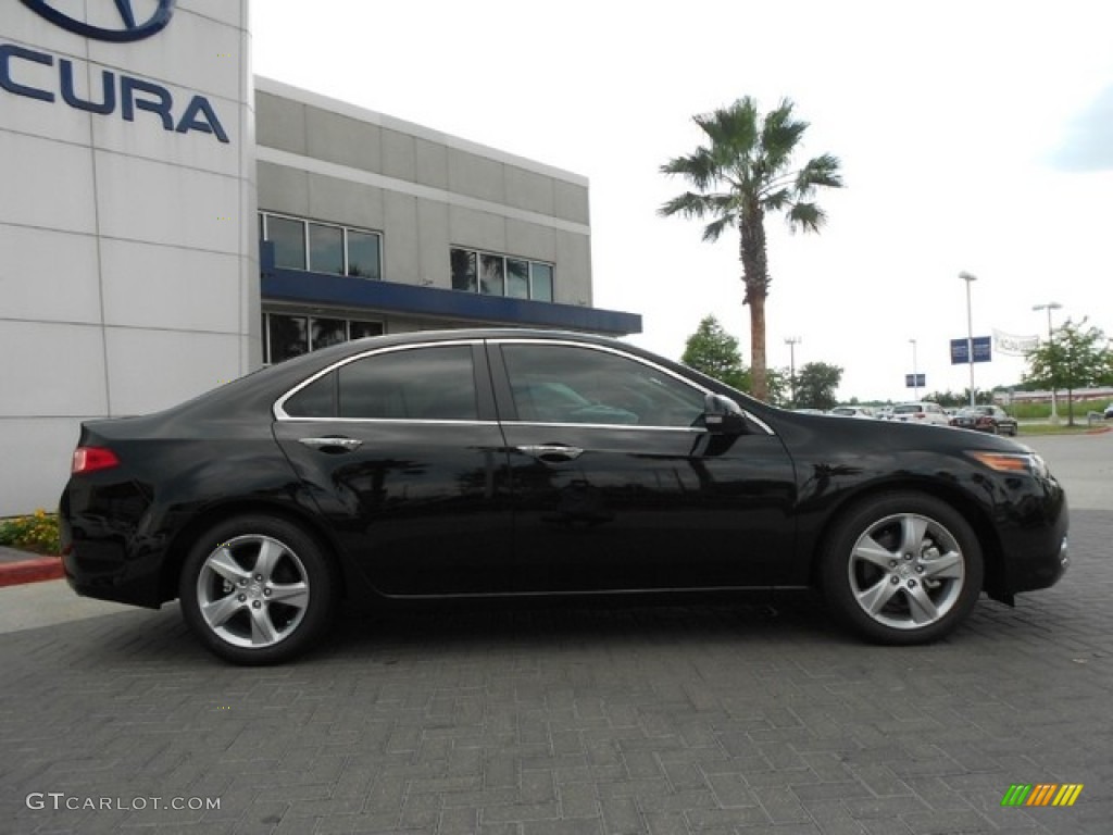 2012 TSX Technology Sedan - Crystal Black Pearl / Parchment photo #8